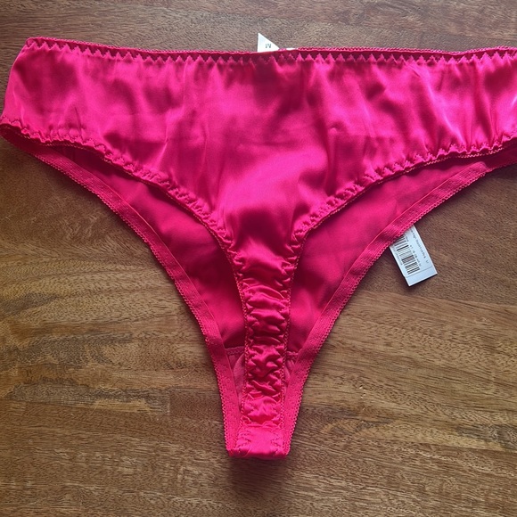 Bowie Bustier Thong Set hot pink s/m - Picture 9 of 12